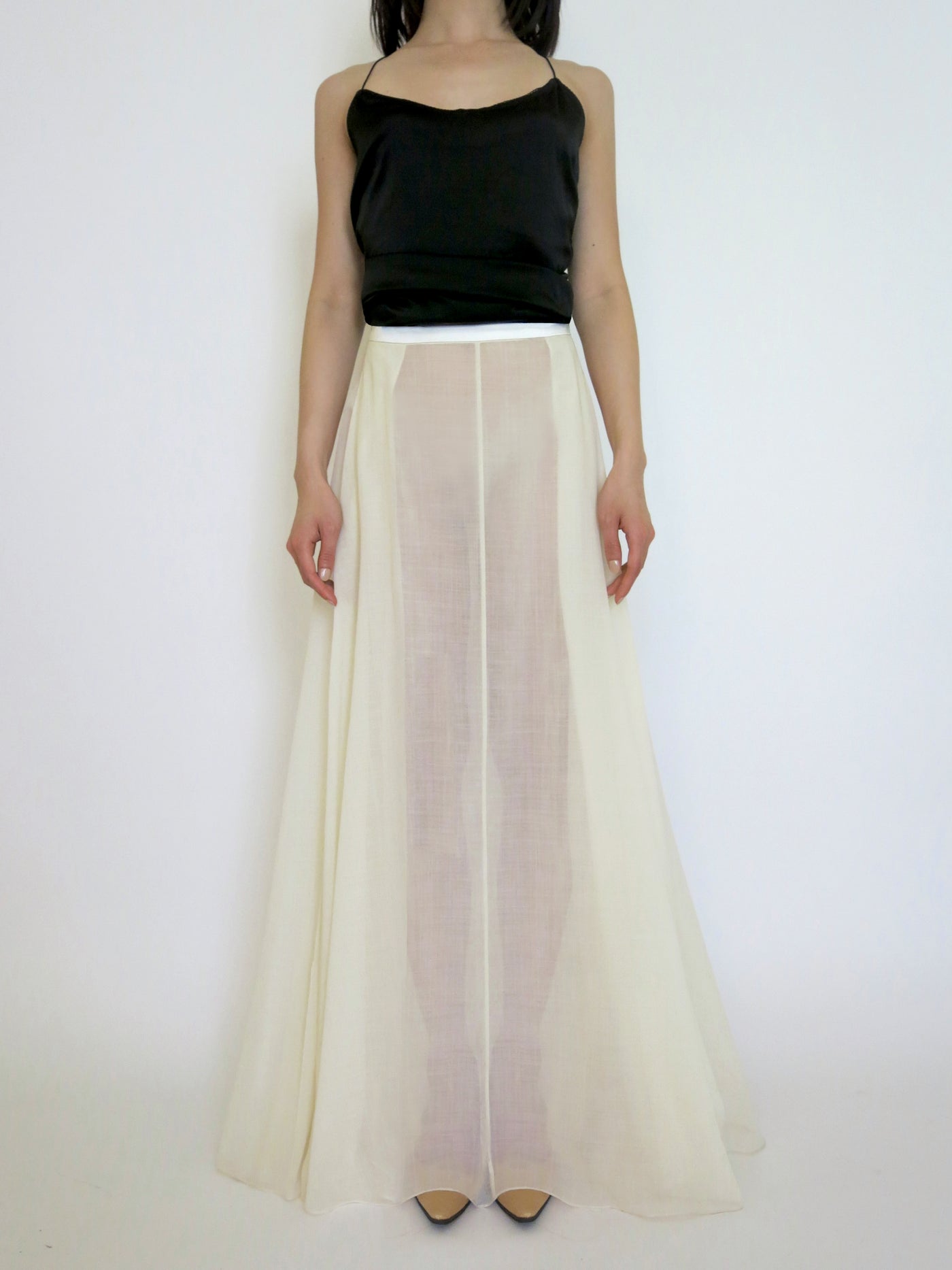 Joan Wool Voile Skirt